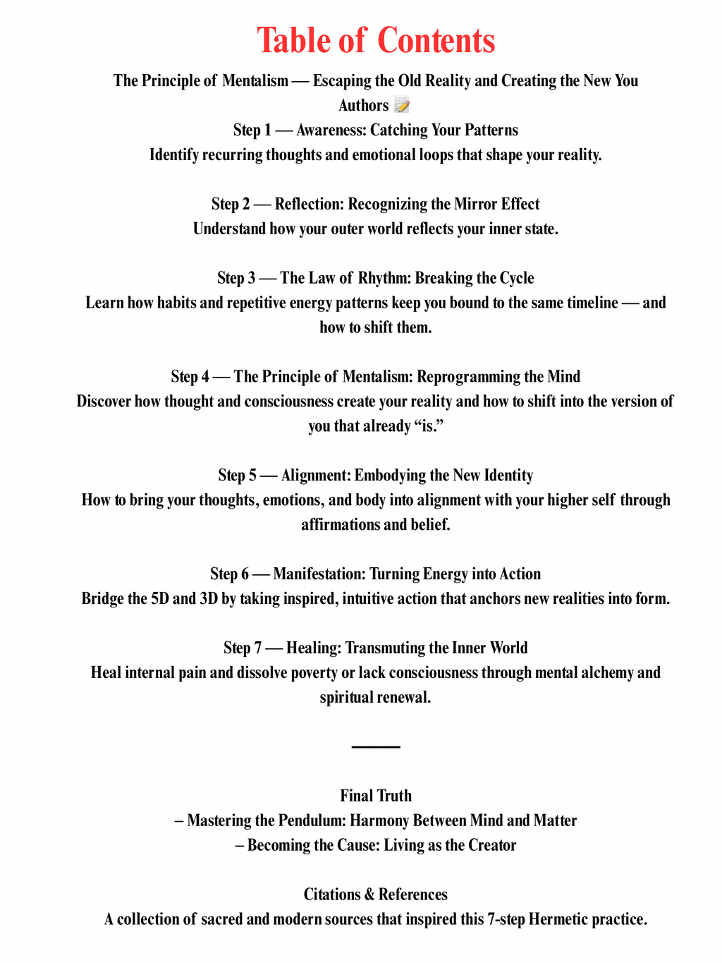 𝐇𝐨𝐰 𝐓𝐨 𝐔𝐬𝐞 𝐓𝐡𝐞 𝐏𝐫𝐢𝐧𝐜𝐢𝐩𝐥𝐞 𝐎𝐟 𝐌𝐞𝐧𝐭𝐚𝐥𝐢𝐬𝐦 𝐓𝐨 𝐄𝐬𝐜𝐚𝐩𝐞 𝐘𝐨𝐮𝐫 𝐂𝐮𝐫𝐫𝐞𝐧𝐭 𝐑𝐞𝐚𝐥𝐢𝐭𝐲 (𝐏𝐃𝐅)