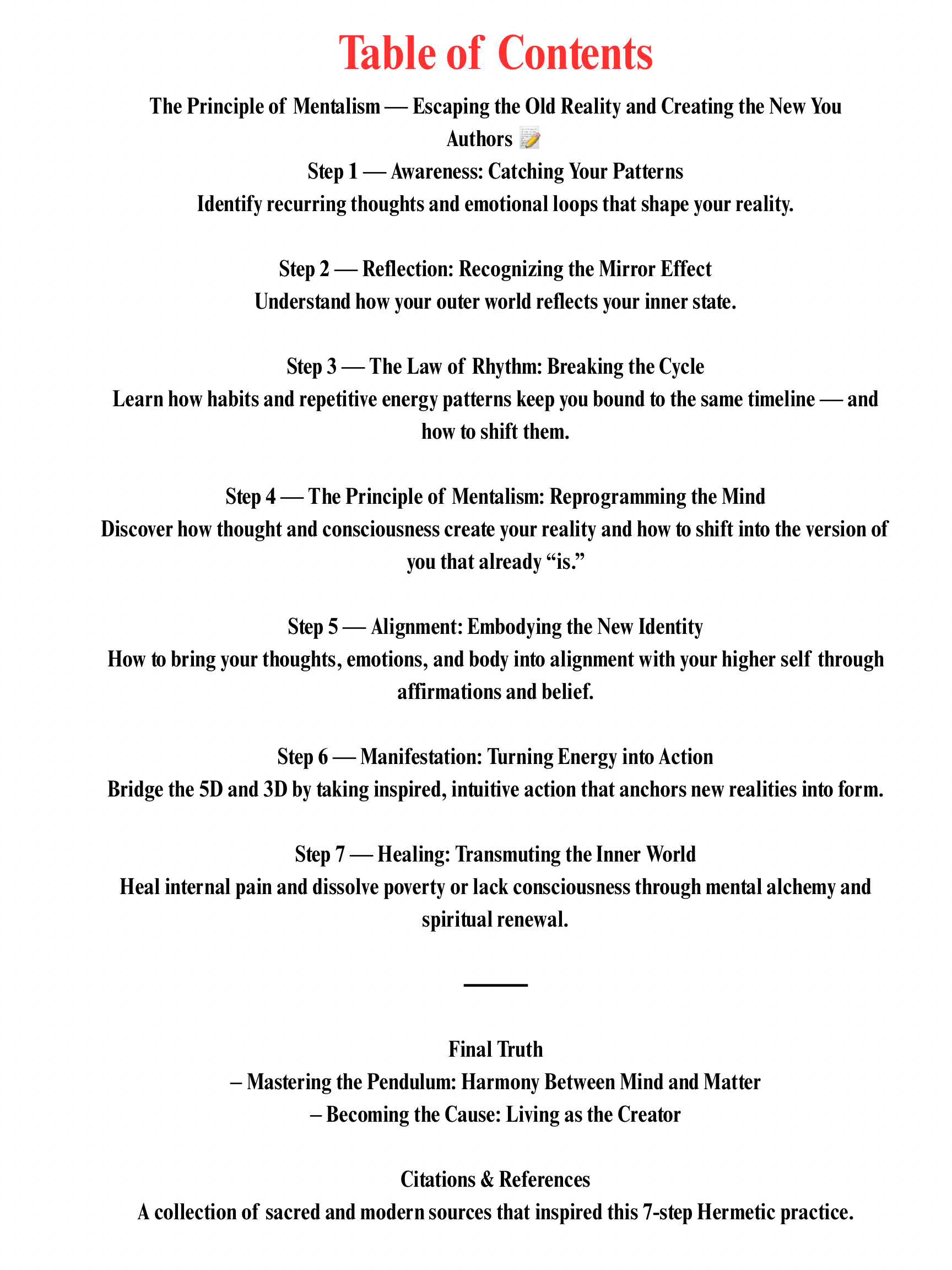 𝐇𝐨𝐰 𝐓𝐨 𝐔𝐬𝐞 𝐓𝐡𝐞 𝐏𝐫𝐢𝐧𝐜𝐢𝐩𝐥𝐞 𝐎𝐟 𝐌𝐞𝐧𝐭𝐚𝐥𝐢𝐬𝐦 𝐓𝐨 𝐄𝐬𝐜𝐚𝐩𝐞 𝐘𝐨𝐮𝐫 𝐂𝐮𝐫𝐫𝐞𝐧𝐭 𝐑𝐞𝐚𝐥𝐢𝐭𝐲 (𝐏𝐃𝐅)