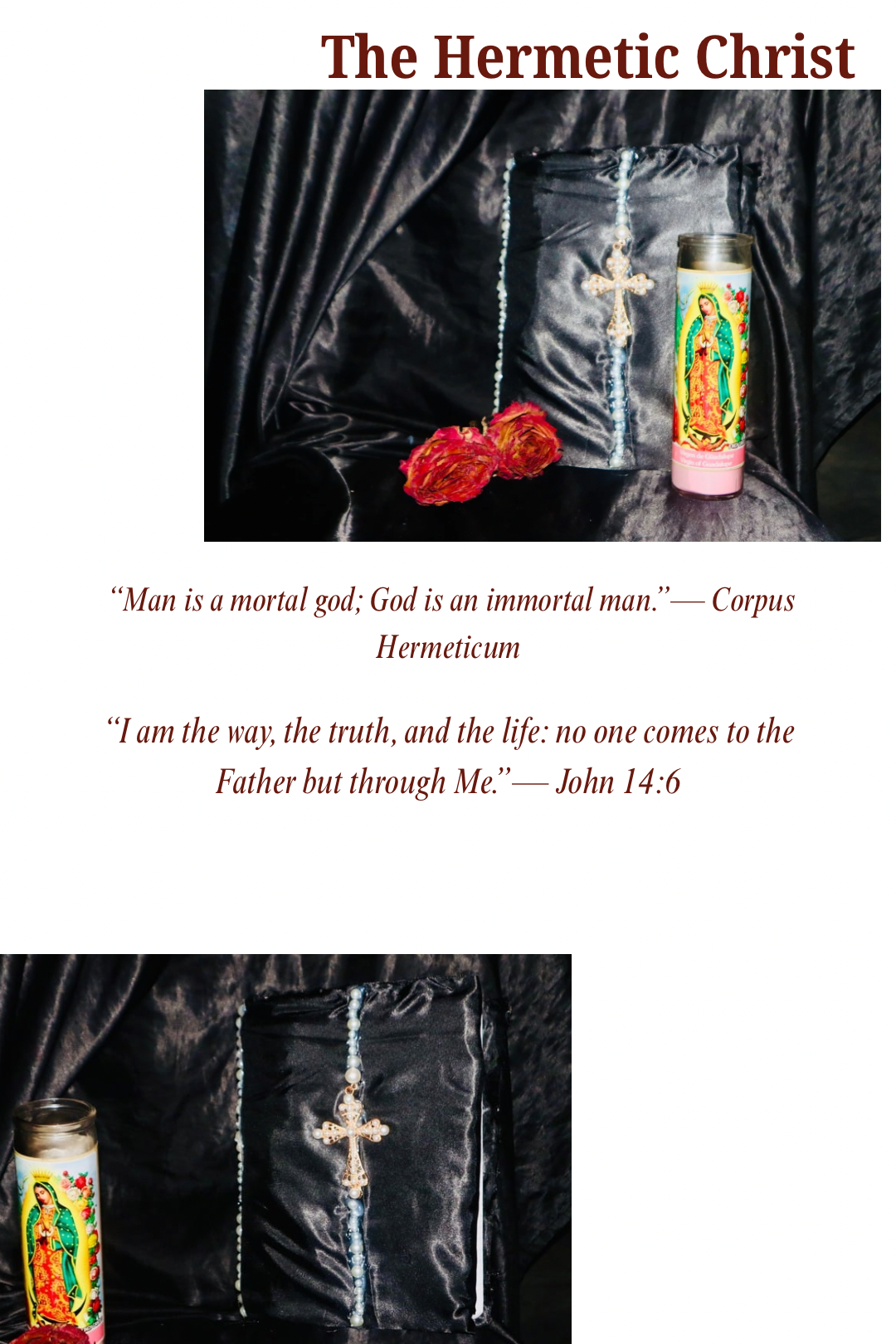 𝐓𝐡𝐞 𝐇𝐞𝐫𝐦𝐞𝐭𝐢𝐜 𝐂𝐡𝐫𝐢𝐬𝐭 (𝐌𝐚𝐧𝐢𝐟𝐞𝐬𝐭𝐚𝐭𝐢𝐨𝐧 𝐉𝐨𝐮𝐫𝐧𝐚𝐥)