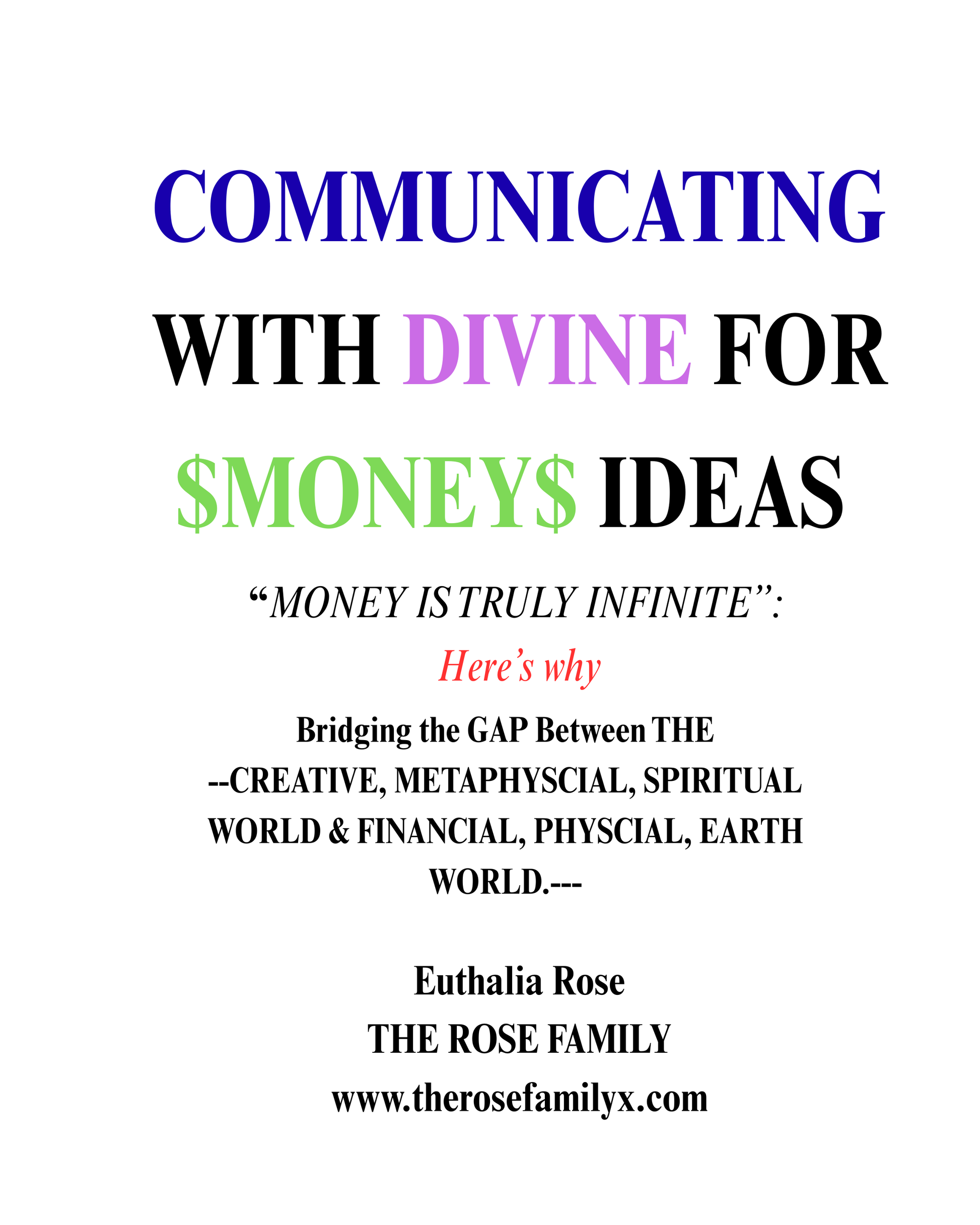 Communication WITH DIVINE For Money IDEAS