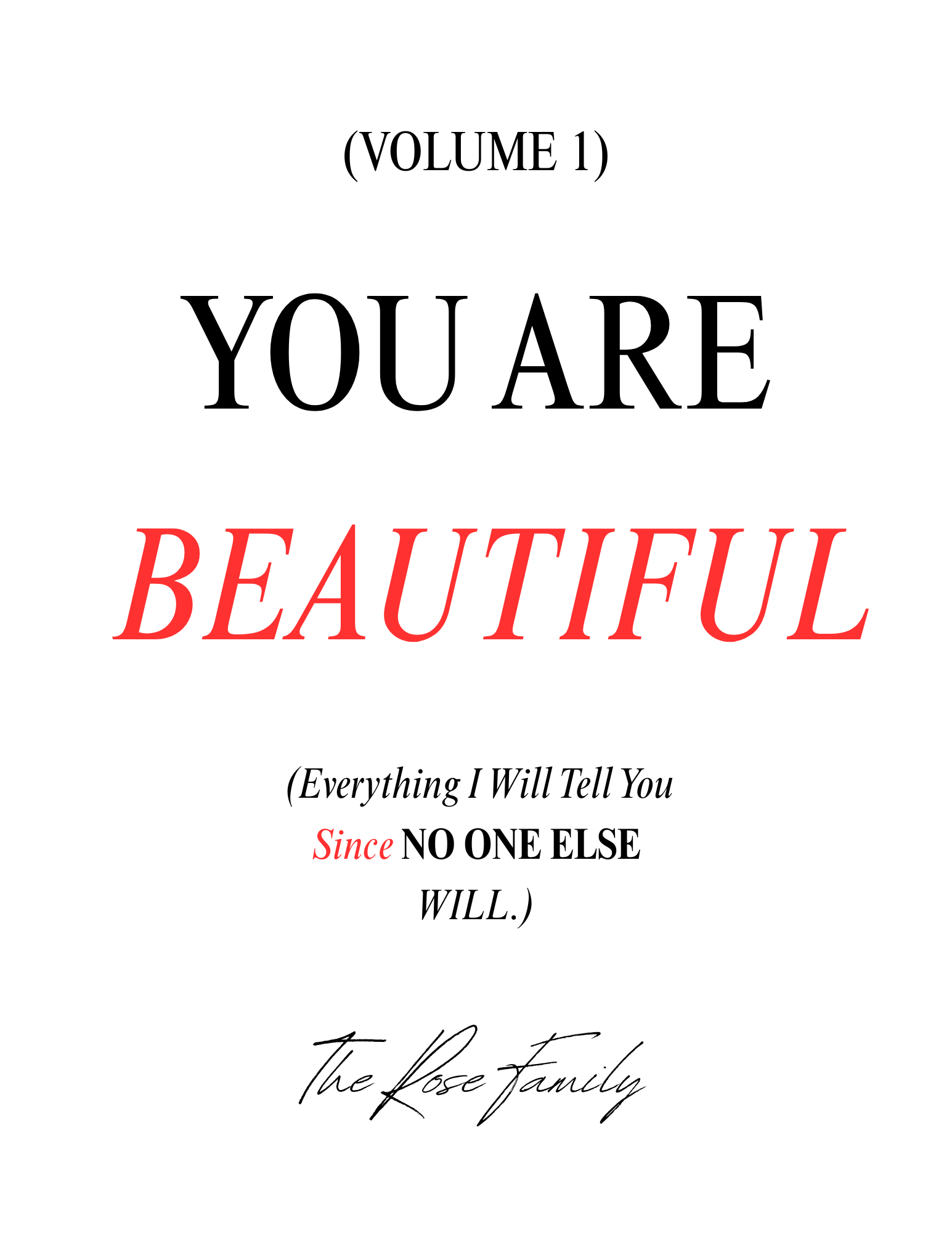 You Are BEAUTIFUL