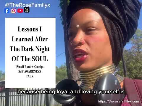 Lessons I LEARNED After "THE DARK NIGHT OF THE SOUL"